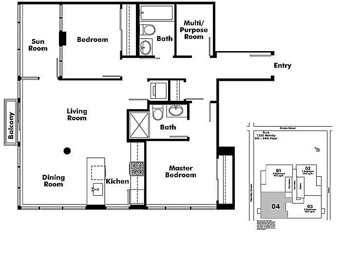 Floor plan 1004