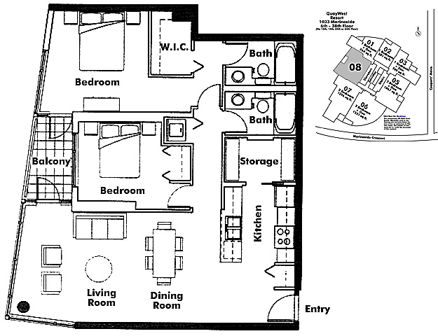 Floor plan 608