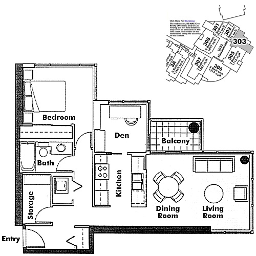 Floor plan 303
