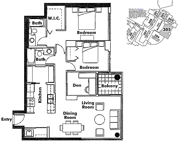 Floor plan 305