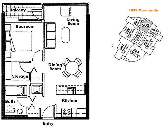 Floor plan 502