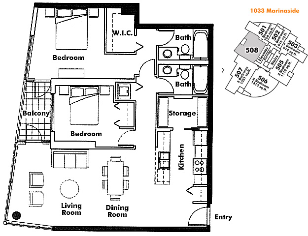 Floor plan 508