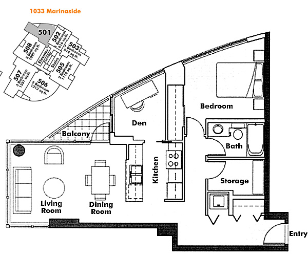 Floor plan 501