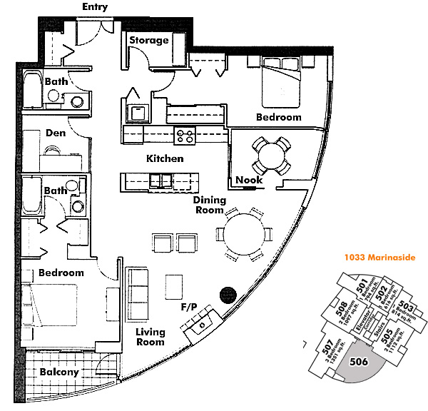 Floor plan 506