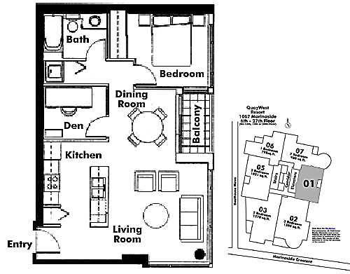 Floor plan 601
