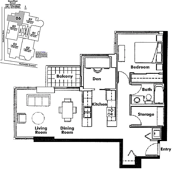 Floor plan 606