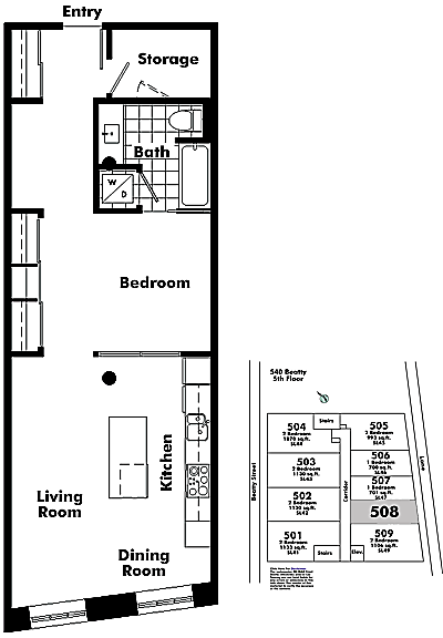 Floor plan 508