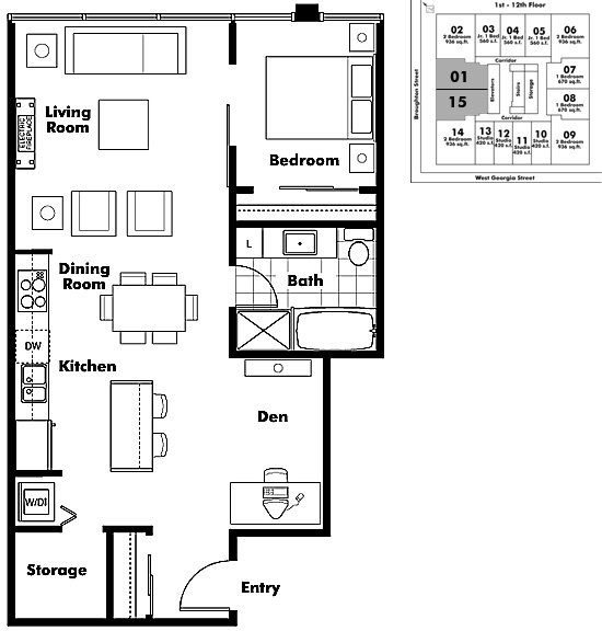 Floor plan 1301