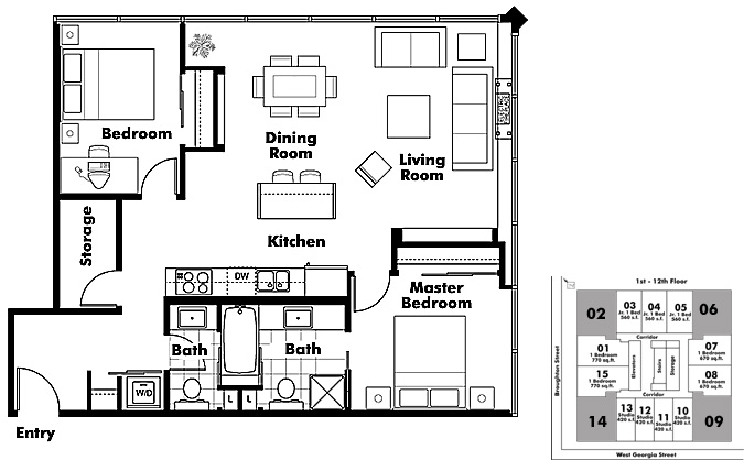 Floor plan 1302