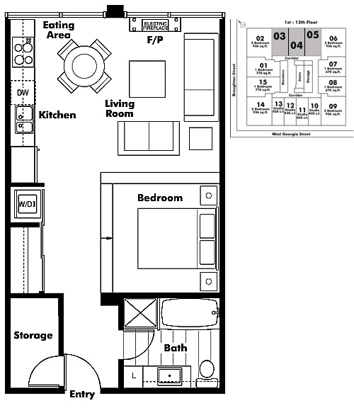 Floor plan 1303