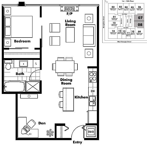 Floor plan 1007