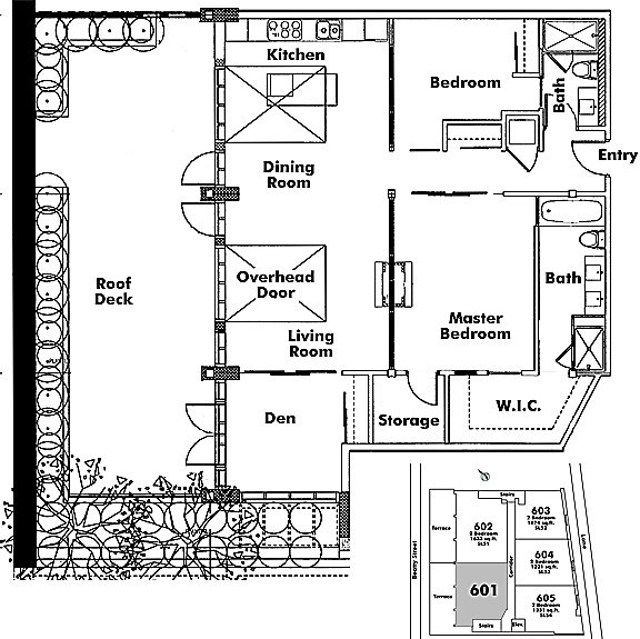 Floor plan 601