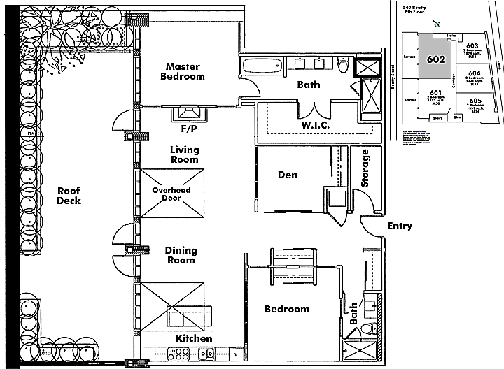 Floor plan 602