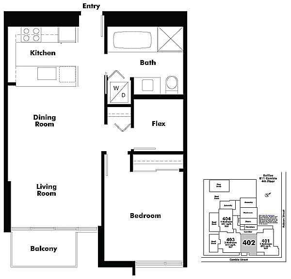Floor plan 402