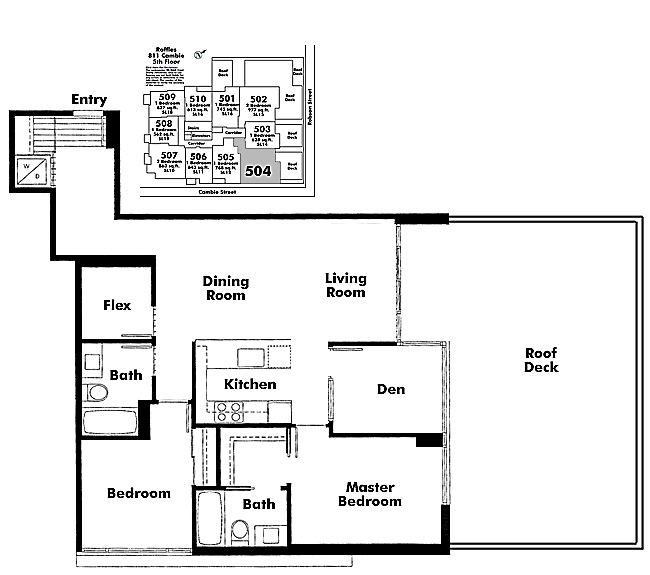 Floor plan 504