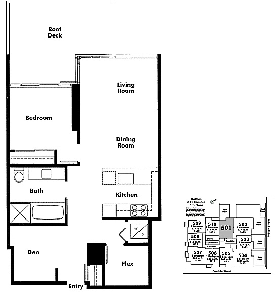 Floor plan 501