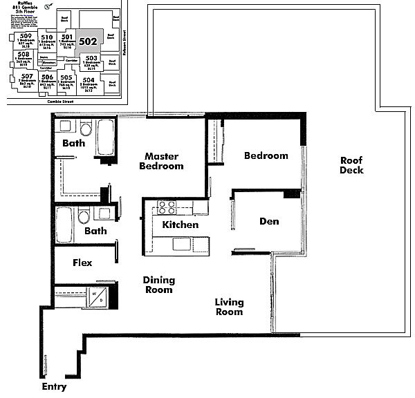 Floor plan 502