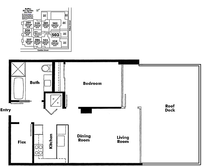 Floor plan 503
