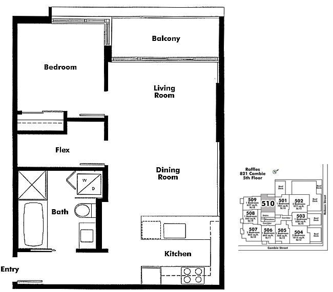 Floor plan 510