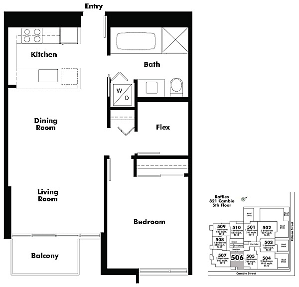 Floor plan 506
