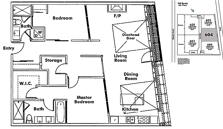 Floor plan 604