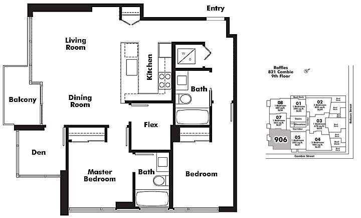 Floor plan 906