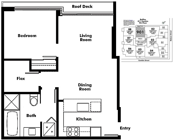 Floor plan 901