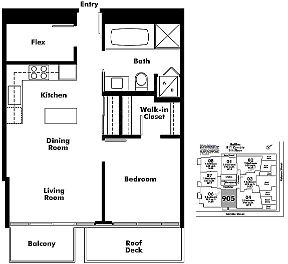 Floor plan 905