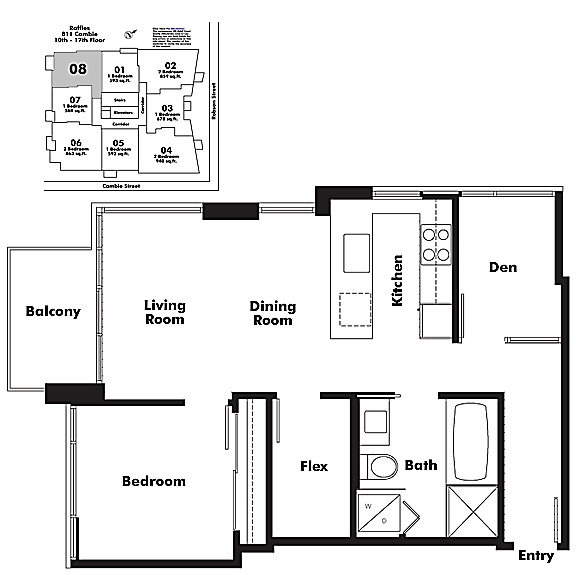 Floor plan 1008