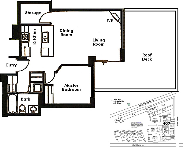 Floor plan 407