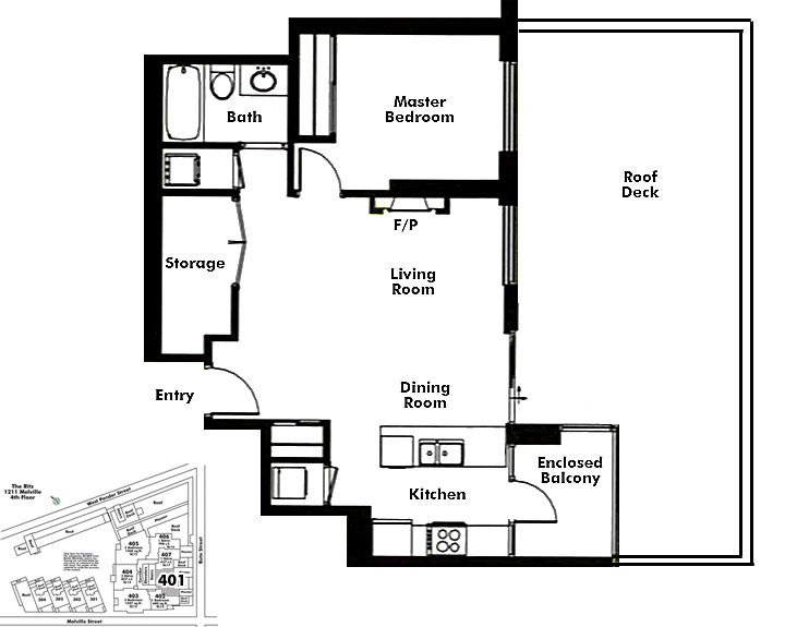 Floor plan 401
