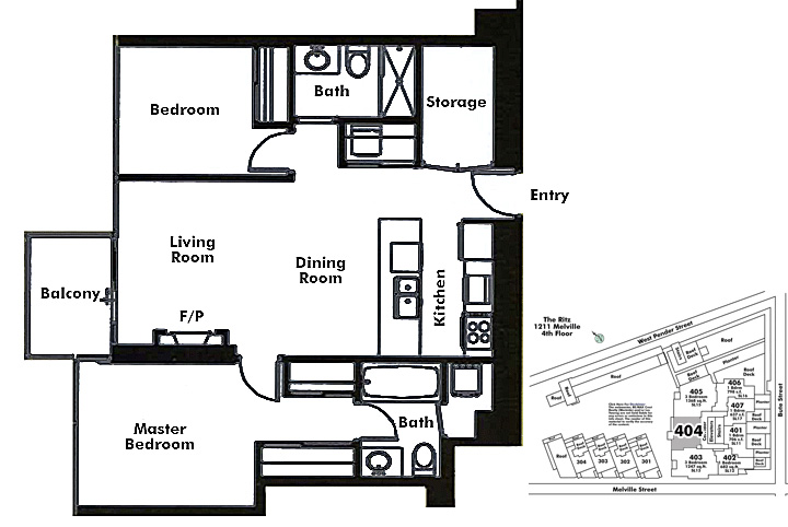 Floor plan 404