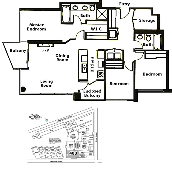 Floor plan 403