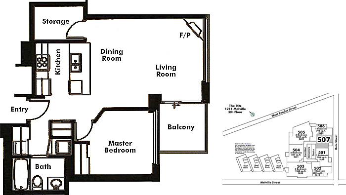 Floor plan 507