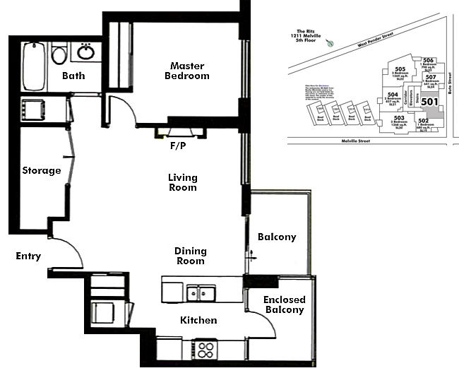Floor plan 501