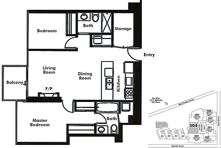 Floor plan 504