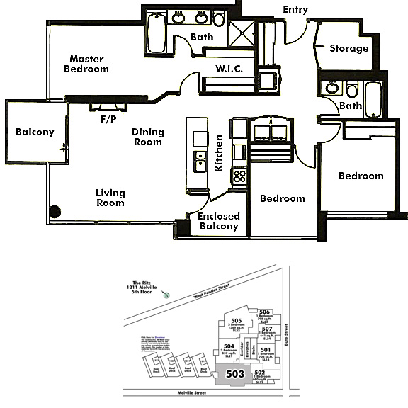 Floor plan 503