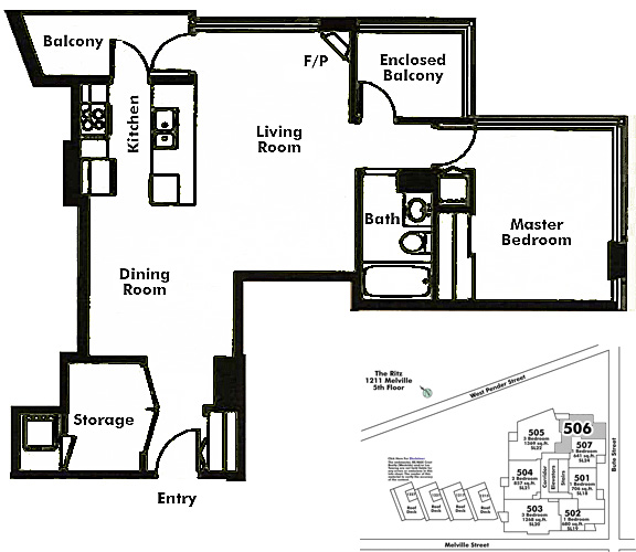 Floor plan 506