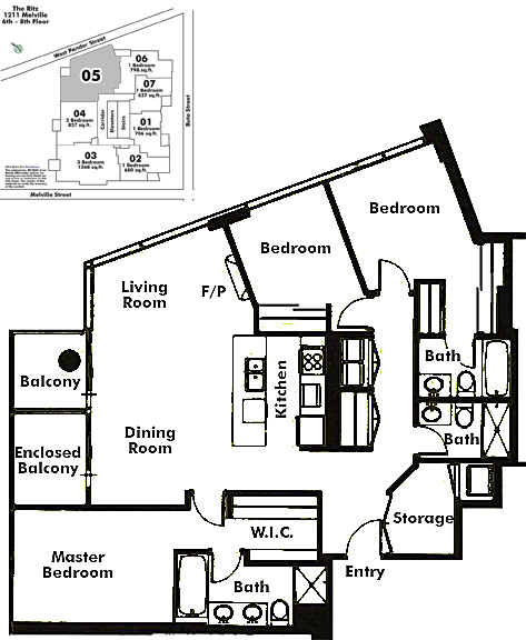 Floor plan 705