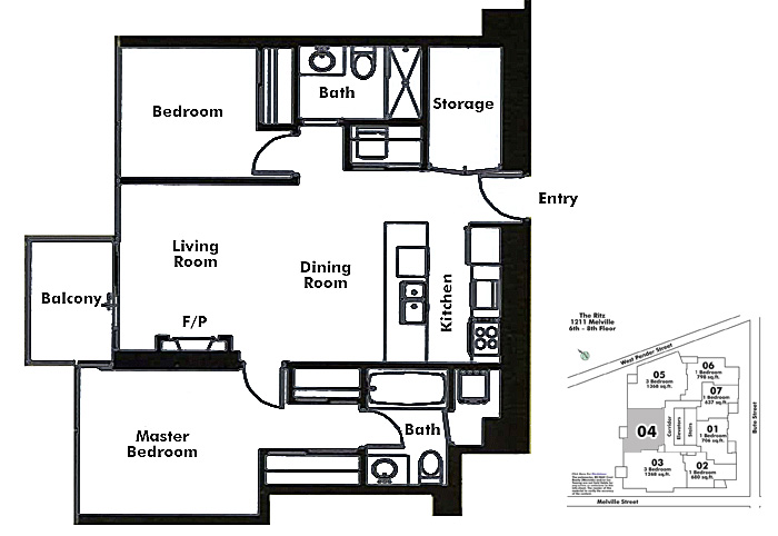 Floor plan 604