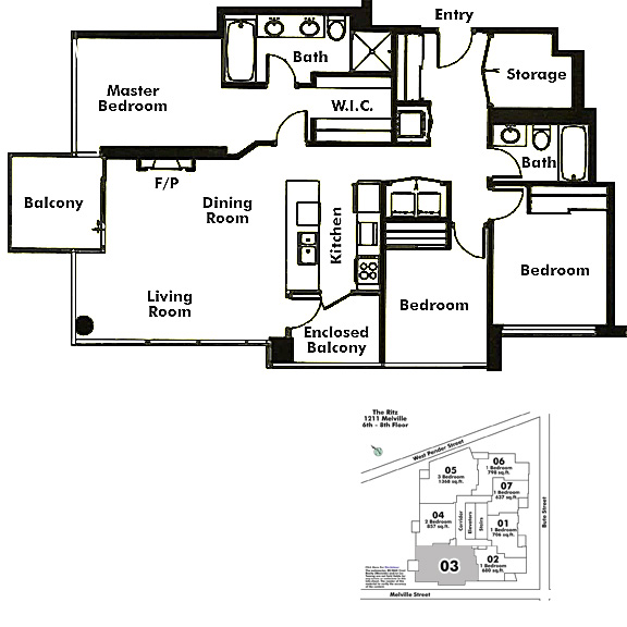 Floor plan 603