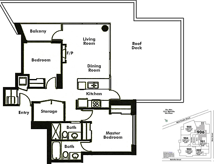 Floor plan 906