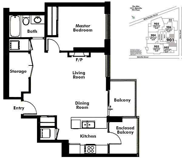 Floor plan 901