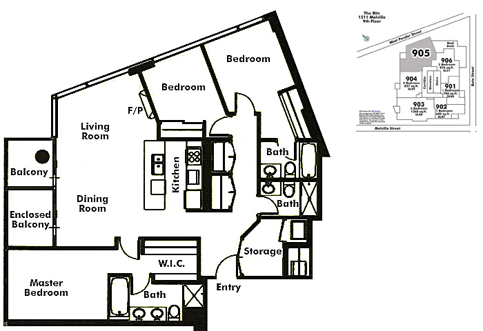 Floor plan 905