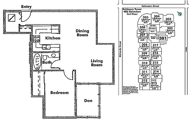 Floor plan 301