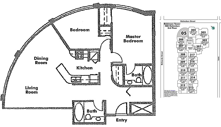 Floor plan 305
