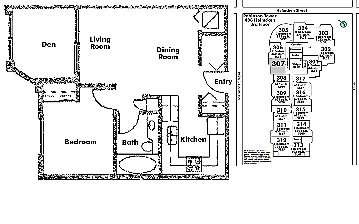 Floor plan 307