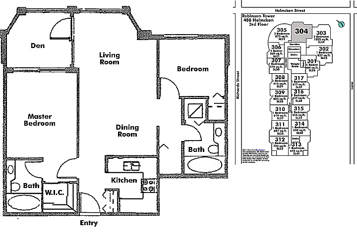 Floor plan 304