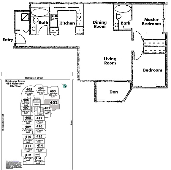 Floor plan 402