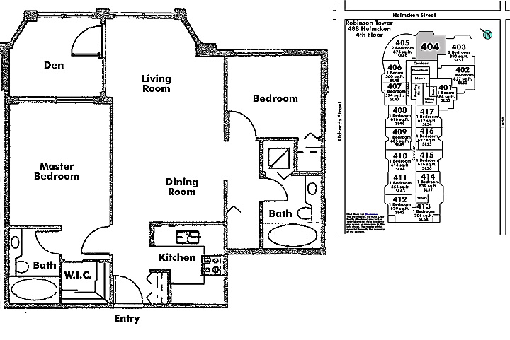 Floor plan 404